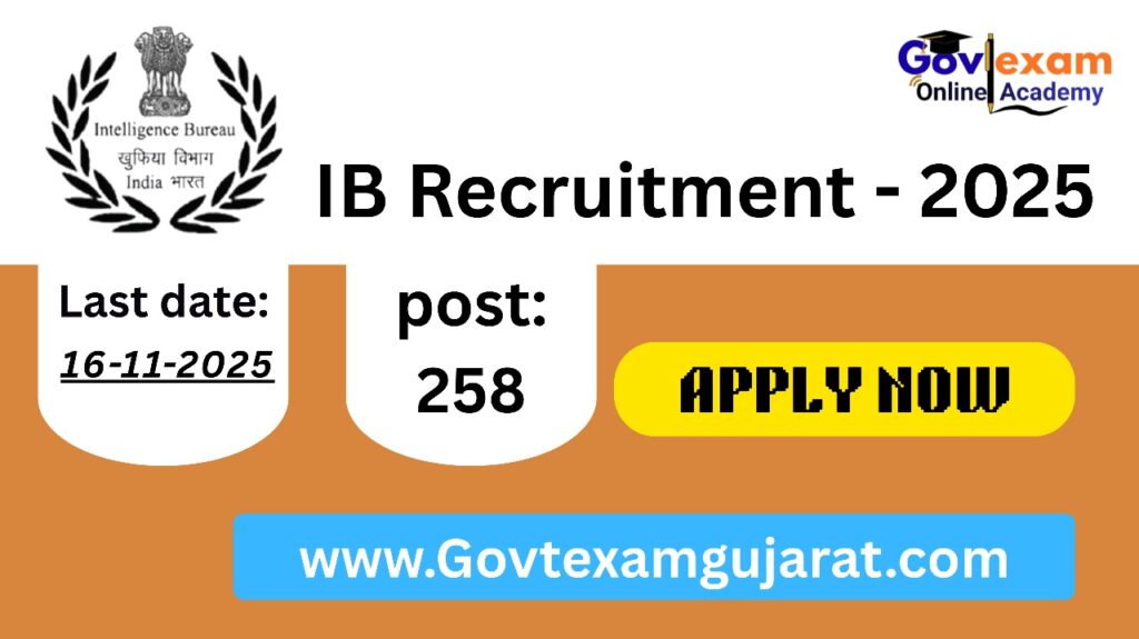 IB Reruitment 2025